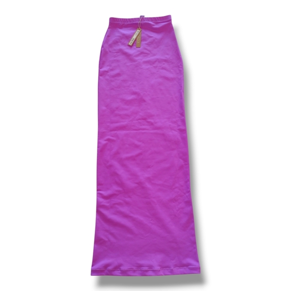 Skims Recycled Swim Cut Out Long Tube Skirt - Picture 3 of 4